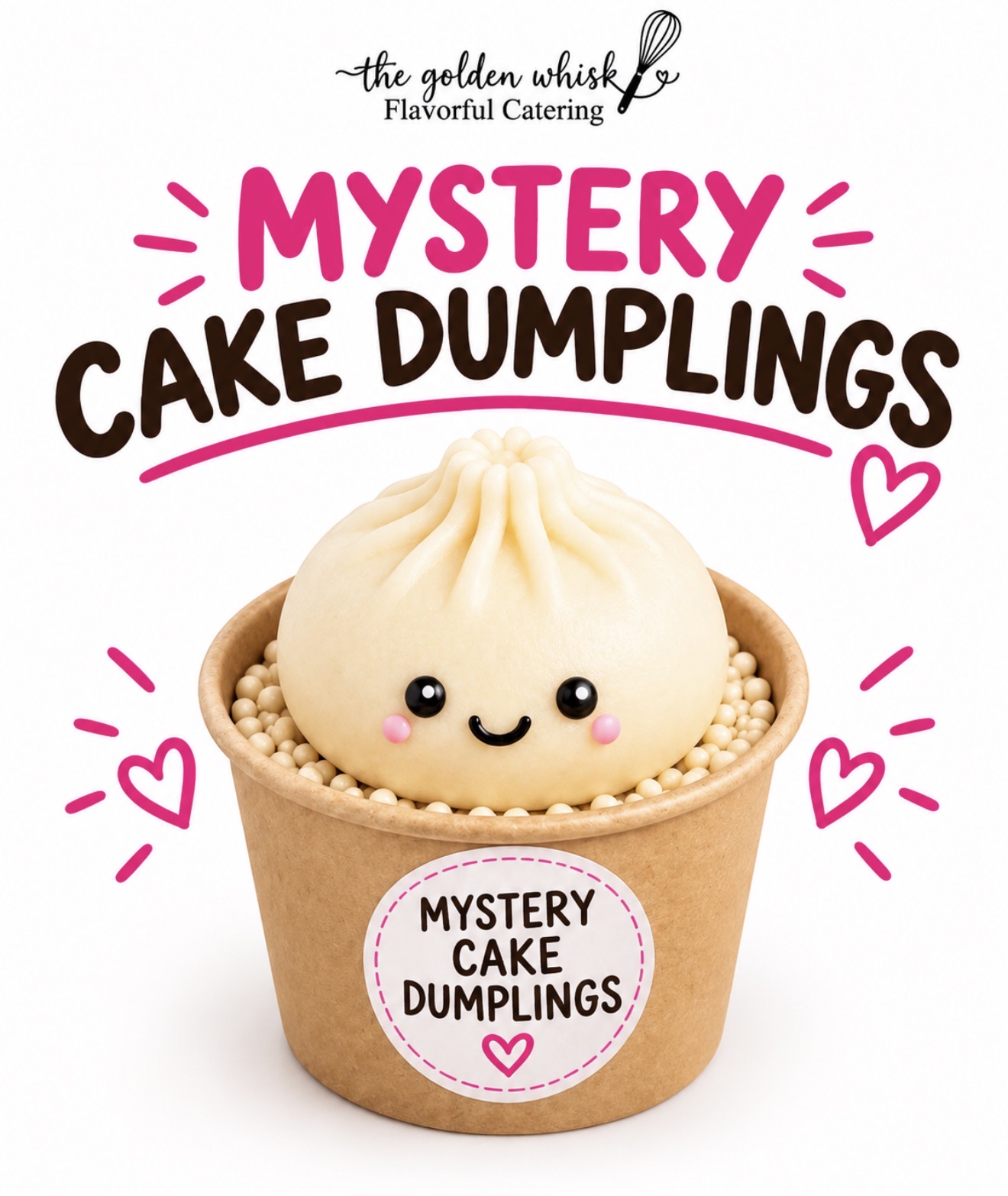Mystery Cake Dumplings promotional artwork from The Golden Whisks